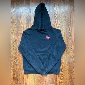 dark blue obey hoodie